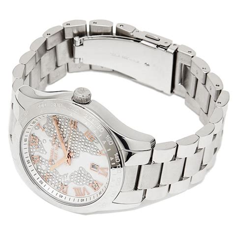 michael kors layton silver tone watch|Michael Kors Women's MK5958 .